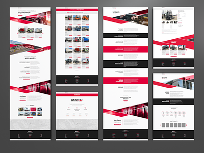 MAKU – web design 2/2 design feststudio layout logo ui ux vehicles web web design webdesign website