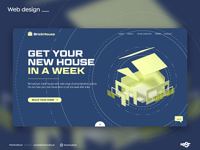 Web design – hero section