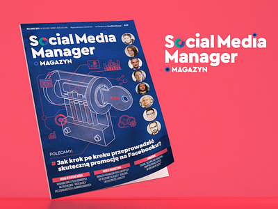 Social Media Manager cover & logo design