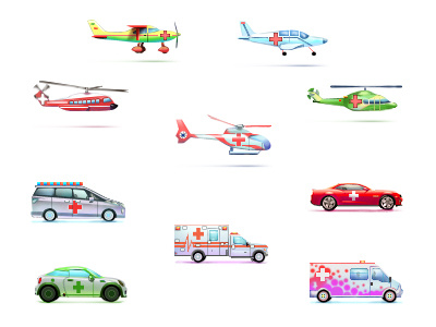 Medical Transport airplane car game helicopter icon icons medical plane transport