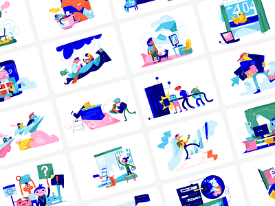 Cranks illustrations 🤪 cranks design free freebie funny illustrations interface landing product sketch ui ui kit uxui vector