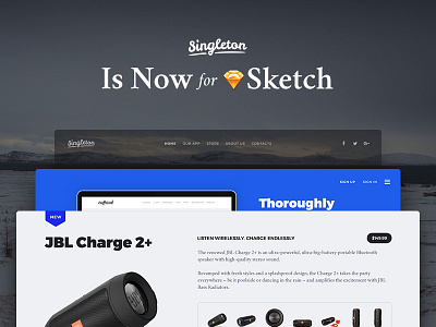 Singleton UI Pack for Sketch