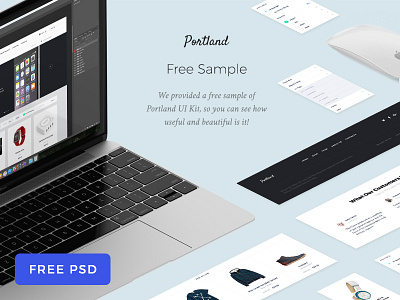 Portland UI. Freebie.