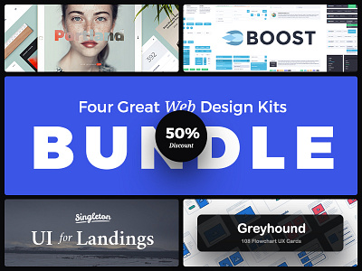 Great Web Design Bundle bundle card design ecommerce feature freebie header interface landing landing page ui ui kit