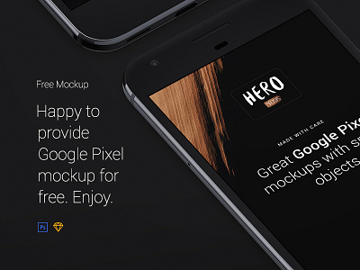 Google Pixel Mockup Designs Themes Templates And Downloadable Graphic Elements On Dribbble