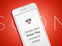 HERO iPhone 7 Plus Mockups