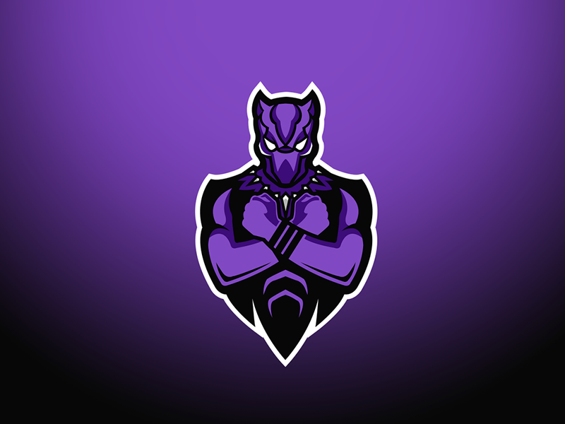Black Panther Mascot Logo By P L U T O On Dribbble