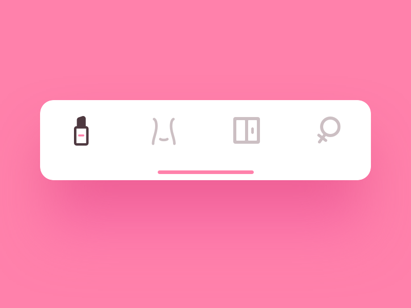 cosmetics app ui ux 动画 设计