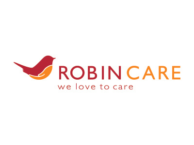 Robin Care Logo logo robin care root studio