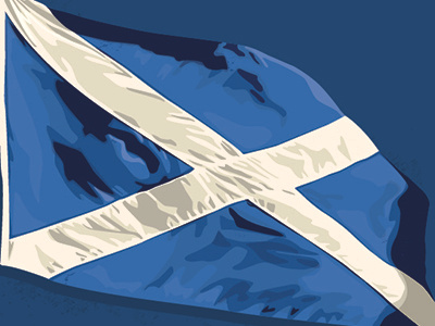 St Andrews Day burrito flag mission scottish