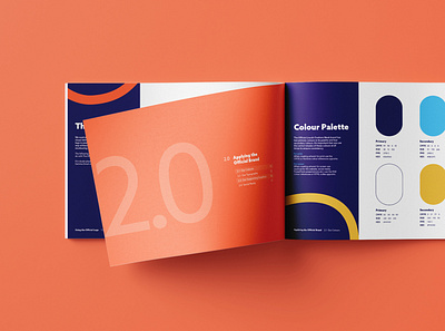 Colourful Brand Guidelines brand brand guidelines branding brochure cmyk colours design document editorial graphic design guides identity logo print