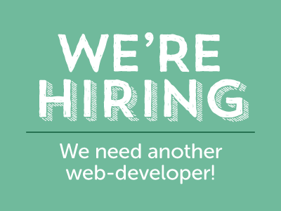 We're Hiring hiring job jobs root studio studio web developer