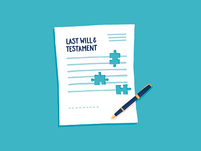 Last Will & Testament Illustration conceptual illustration document editorial illustration illustration law legal wills