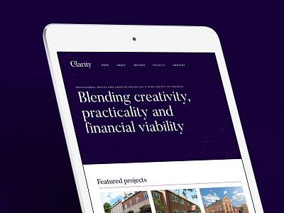Clarity Ns Architect Website Design architects clarity portfolio site root studio web design website