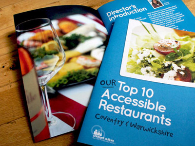 Connect Culture Brochure brochure connect culture design disability food restaurant top 10