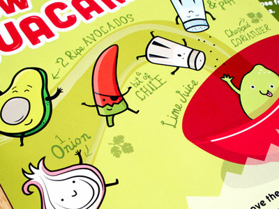 Mission Burrito Kids Menu character children food fun green guacamole illustration kid mexican recipe