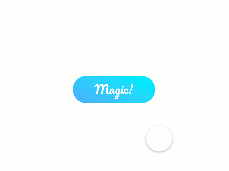 001 MagicButton Rebound 365interactions animation button microinteraction ui ux