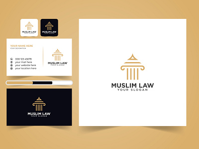 Muslim Law Logo justice law firm lawyer logo lawyers logo