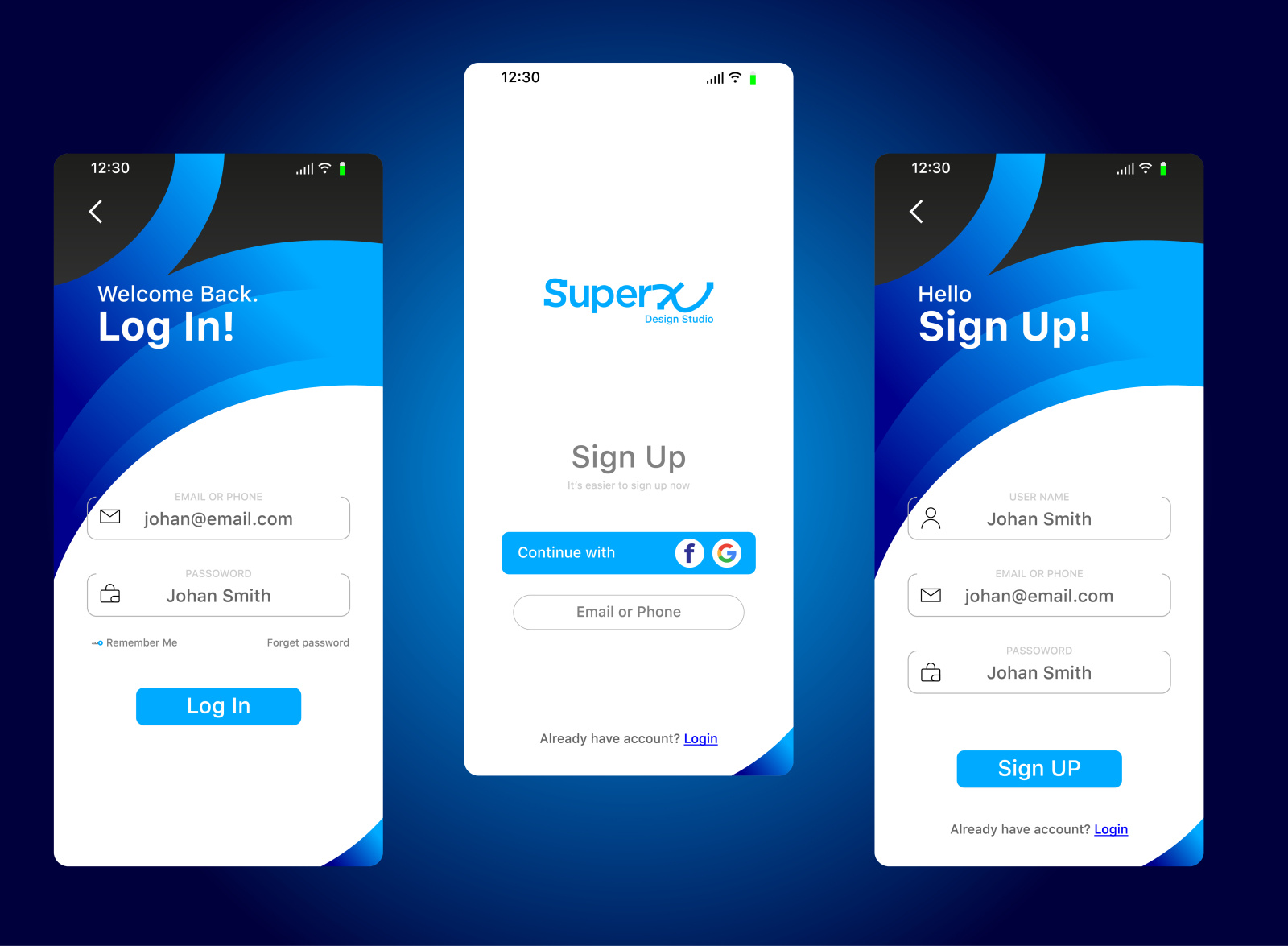 Mobile App Login Page Ui Design By Ashique Superboy On Dribbble