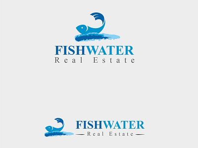 Fishwater Logo design. illustration logo logo design vector
