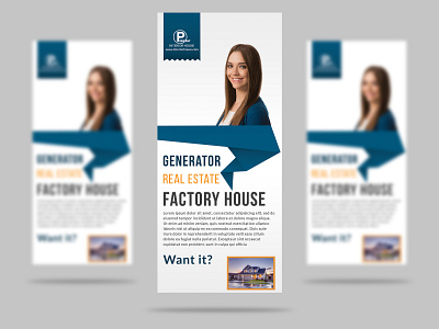 Rack Card click behance for full project business card cover design design rack card