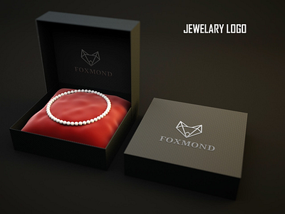 Foxmond jewelary logo fashion fox jewelry logo trendy womens
