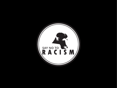Racism logo racism