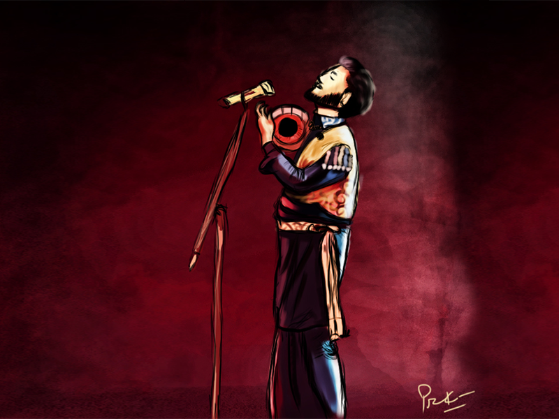 Gurdas Maan legend singing music background punjab design graphic illustration