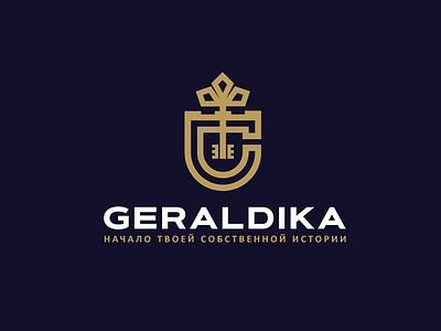 Geraldika brandidentity branding brandmark design flatdesign graphicdesign illustration logodesigner logomaker logomark simple