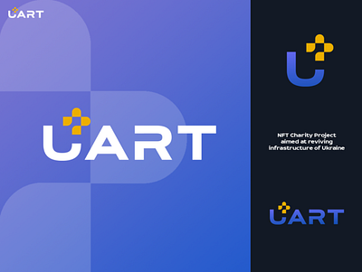 UART- NFT Project art branding crypto design logo nft ukraine