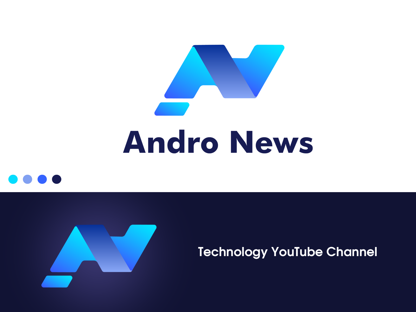 Logo Andro News By Stepan Rudyi On Dribbble