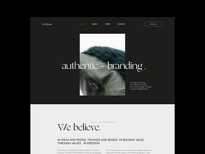 Inmuse Agency – Landing page figma tilda ui webdesign website
