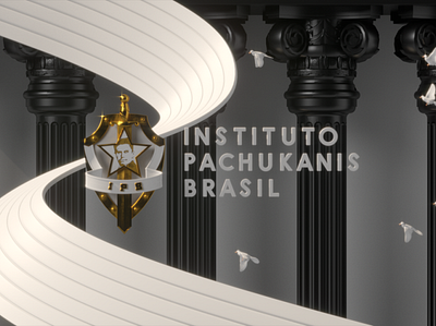 IPB 3D luxury 3d branding design logo