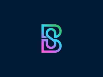 Bs Logo bs logo clean colorful creative design iconic professional technology vector