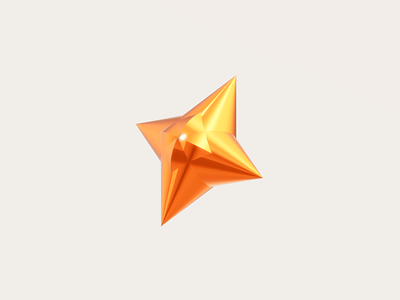 shining star design icon illustration logo ui