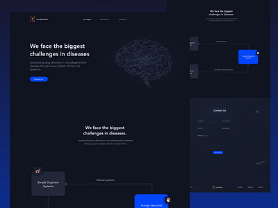 Incubate Landing Page on Dark Theme