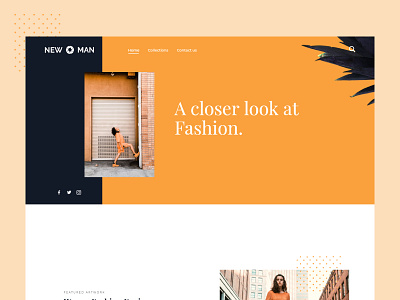 NM Fashion Demo beautiful branding classic color colors design designer experiments explore girl graphicdesign illustration inspiration inspirational logo typography ui ux vector web