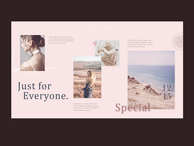 Portfolio for Practice beautiful branding color colors designer experiments portfolio portrait portrait art typography ui