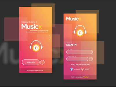 Musicx App - Mobile