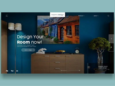 room-design - Landing Page