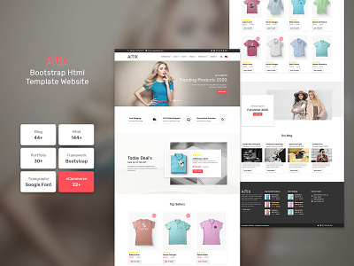 Aitix - HTML Website Template - Show case