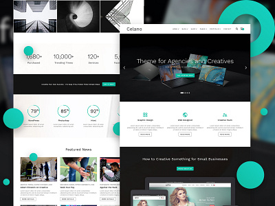 Celano - Business Multipurpose Clean Bootstrap Html Website agency blog creative ecommerce fashion store landing page multipurpose parallax portfolio psd template