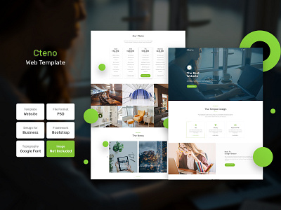 Cteno Web Template landing