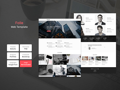 Folie Web Template landing