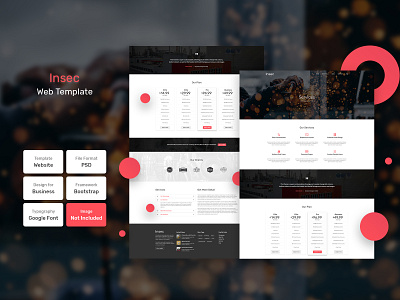 Insec Web Template landing