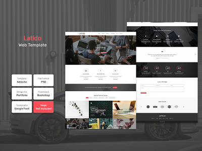 Latido Web Template landing