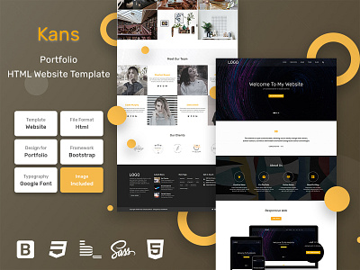 Kans Portfolio HTML Web Template V1.0