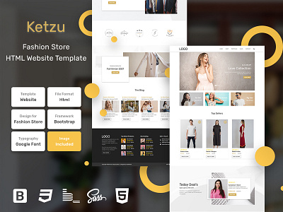 Ketzu Fashion Store HTML Web Template V1.0