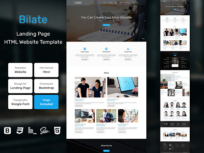 Bilate Landing Page HTML Web Template V1.0