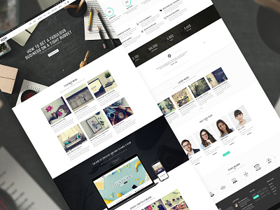 Moki - Multipurpose PSD Template Homepage Option 01 agency blog business clean creative ecommerce fashion store landing page minimal multipurpose parallax portfolio psd template retina